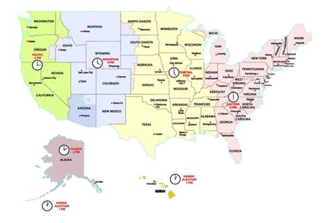 Horario Estado Unidos - Lista De Estados Dos Estados Unidos Por Fuso Horário – IPRH