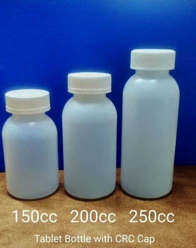 White Hdpe Tablet Container With Crc Cap Capacity Tablet At Rs