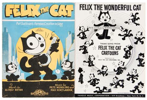 Hake S “felix The Cat” Sheet Music Lot Of Four