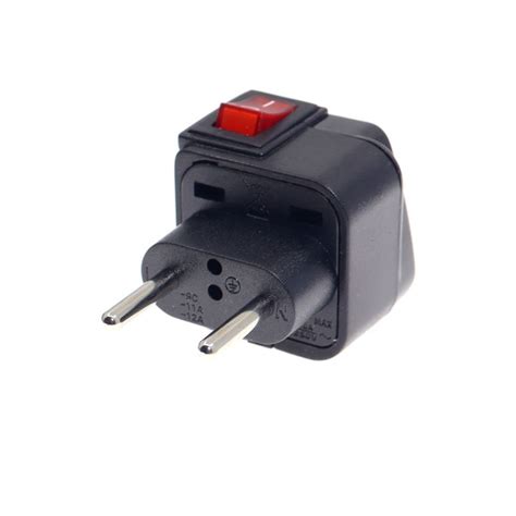 EU Schuko Russian German Travel Adapter Convert UK US AU EU World Plug