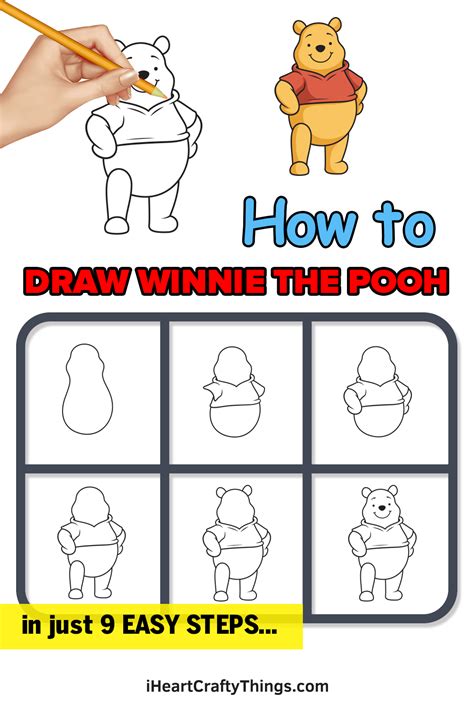 How To Draw Winnie The Pooh Step By Step