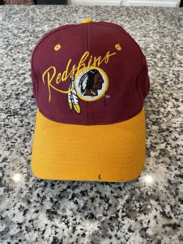 Vintage Team Nfl Washington Redskins Baseball Cap Hat Snap Back Ebay