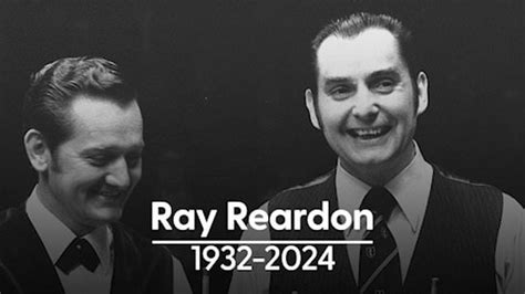 Snooker mourns Ray Reardon after his death at the age of 91