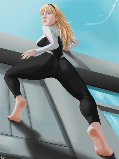 Spider Gwen Stacy Bare Feet Remake