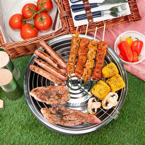 Kekai Crater Barbecue Charbon De Table Portable X X Cm Bol