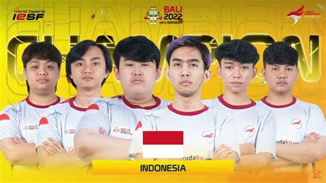 Gulung Blacklist Dua Kali Timnas Mlbb Indonesia Juara Iesf Wec