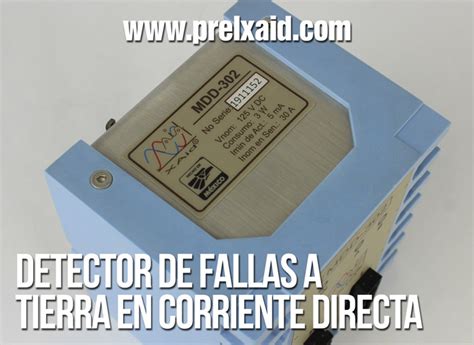 Detector De Fallas A Tierra En Corriente Directa