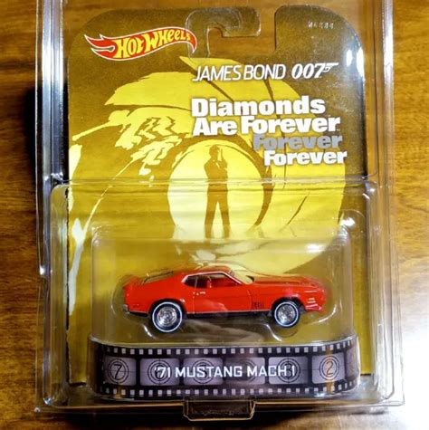 Hot Wheels James Bond Diamonds Are Forever Mustang Mach Retro