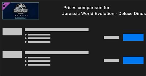 Jurassic World Evolution Deluxe Dinosaur Pack Cd Keys — Buy Cheap Jurassic World Evolution