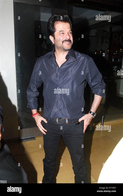 Anil Kapoor Indian Actor Indian Film Producer India Asia Stock