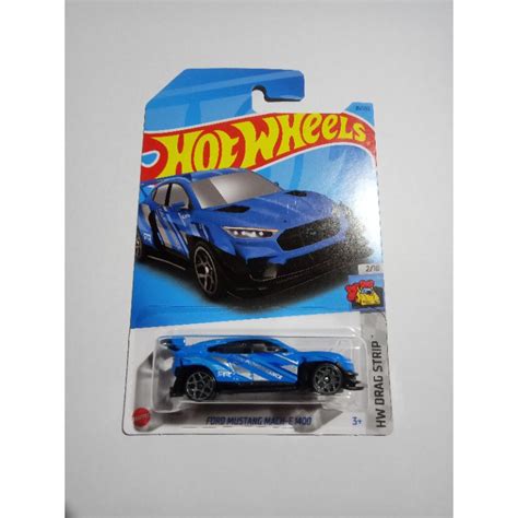 Jual Hotwheels Ford Mustang Mach E 1400 Biru Rtr Performance Blue 2023