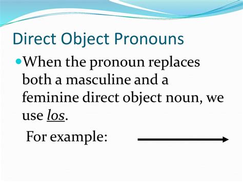 Direct Object Pronouns Ppt Descargar