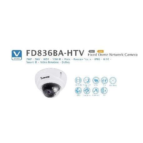 Vivotek Fd Ba Htv Network Dome Camera Vari Focal Lens Mp Pixels