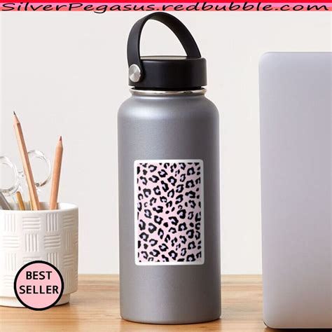 Leopard Print Lavender Blush Original Sticker For Sale By