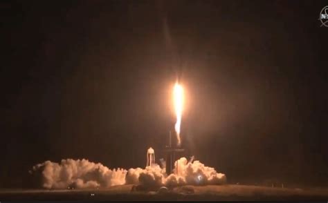 Nasa Y Spacex Lanzan Con Xito La Misi N Tripulada A La Estaci N