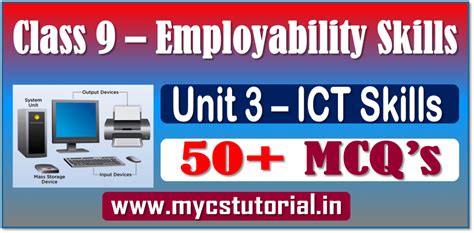 Class Employability Skills Unit Entrepreneurship Skills Mcq S