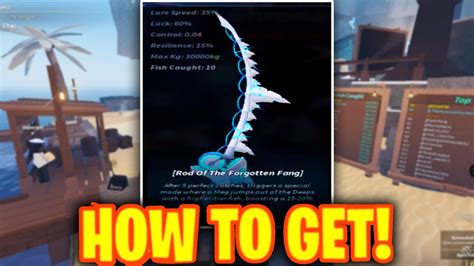 HOW TO GET ROD OF THE FORGOTTEN FANG SHOWCASE In FISCH ANCIENT ISLE