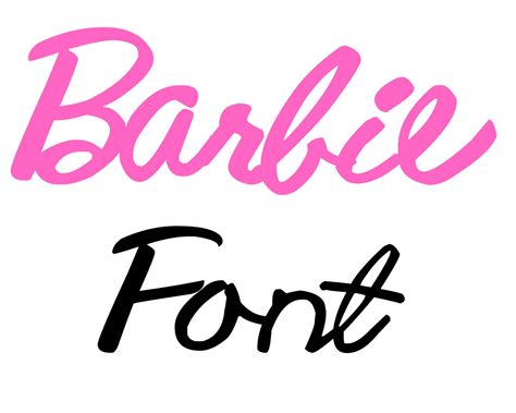 Free Printable Barbie Font