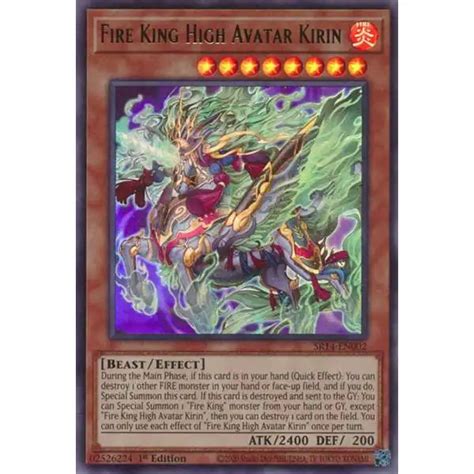 Yugioh Structure Deck Fire Kings Single Card Ultra Rare Fire King