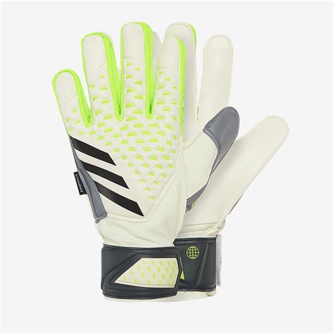 Adidas Predator Gl Match Fingersave Para Ni Os Blanco Lim N L Cido