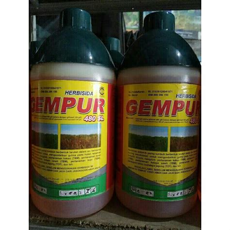 Jual Obat Pertanian Herbisida Gempur 1L Shopee Indonesia