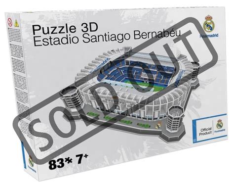 Nanostad D Puzzle Stadion Santiago Bernab U Fc Real Madrid D Lk