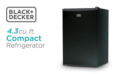 Black Decker Bcrk B Compact Refrigerator Energy Star Single Door Mini