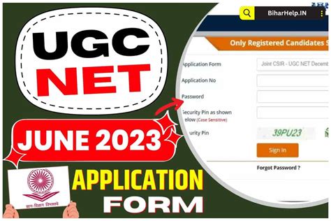 Ugc Net June Application Form Online Apply Fees Date