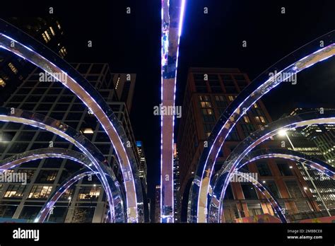 Winter Lights Festival 2023 At Canary Wharf Stock Photo Alamy