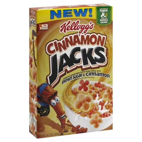 Kelloggs Cinnamon Jacks Cereal, 10.7 oz - Walmart.com - Walmart.com