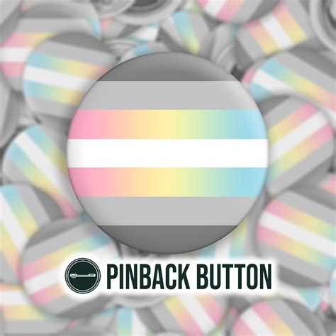 Demiflux Demifluid Pride Flag 15 Button Set Lgbtq Etsy