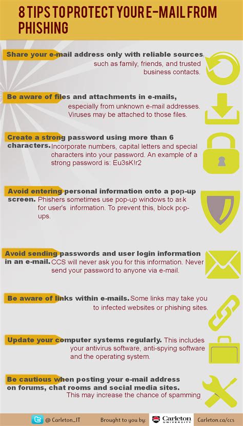 8 Tips To Protect Your Email From Phishing [infographic] Information