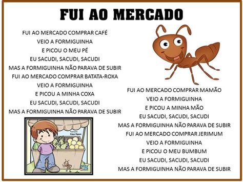 Fui Ao Mercado Parlendas Educa O Infantil M Sica Na Educa O