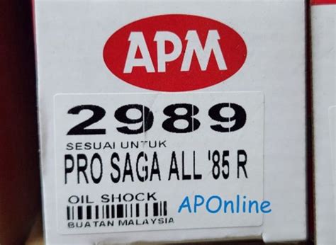 APM Proton Saga Iswara Shock Absorber Gas OIL Lazada