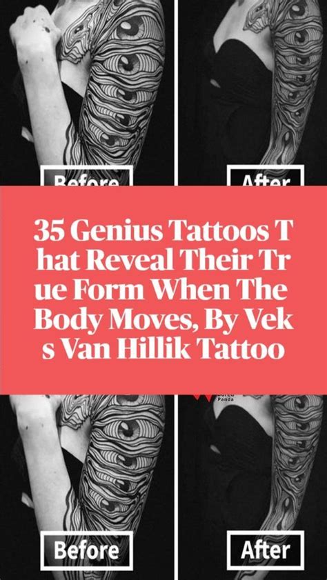 35 Genius Tattoos That Reveal Their True Form When The Body Moves By