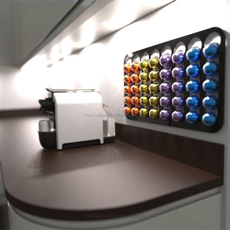 Wall Mounted Nespresso Vertuo Line Pod Holder Self Adhesive Install The Coffee Pod Holder Shop