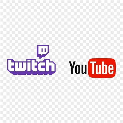 Hd Youtube And Twitch Logos Transparent Background Png Citypng