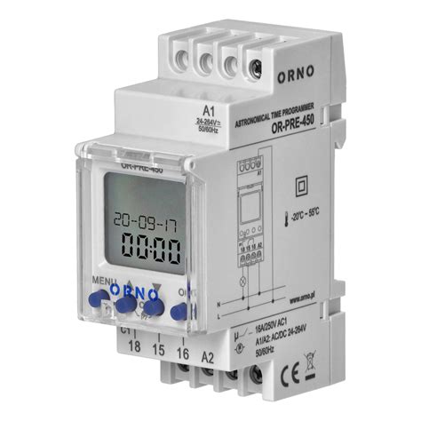 Din Rail Digital Timer 100 Programmes 3 Menu Languages 1 Chanel Max