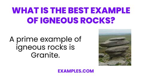 Igneous Rocks 20 Examples Definition Types Characteristics