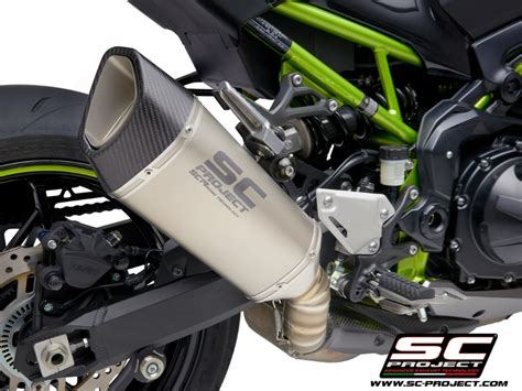 SC Project SC1 R Titanium Slip On Einddemper Euro4 Gekeurd KAWASAKI Z