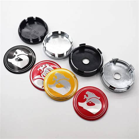 Pcs Mm Mm Hsv New Logo Car Emblem Wheel Center Hub Cap Auto Rim