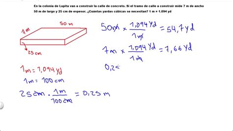 Conversión metros a yardas problema YouTube