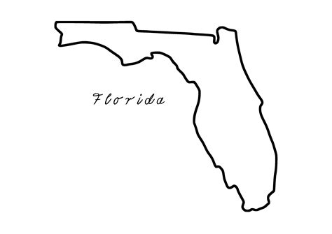 Florida Outline Svg Graphic By Filucry Creative Fabrica