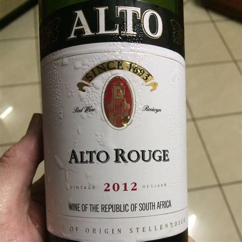 Alto Wine Estate Alto Rouge Red Blend