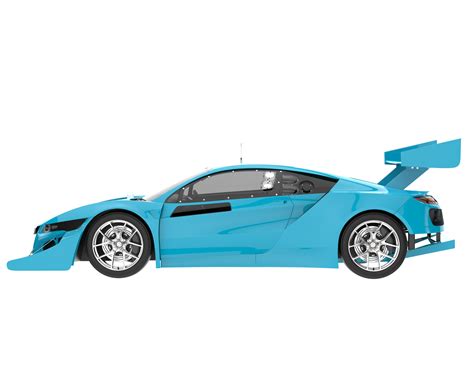 Race Car Isolated On Transparent Background D Rendering