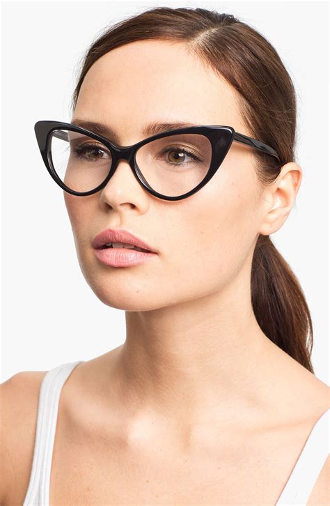Tom Ford Cat's Eye 55mm Optical Glasses (Online Only) | Nordstrom