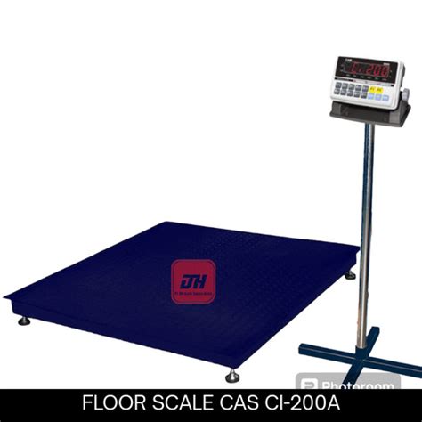 Jual Timbangan Lantai Digital CAS CI 200A Kap 1Ton 5ton Floor Scale