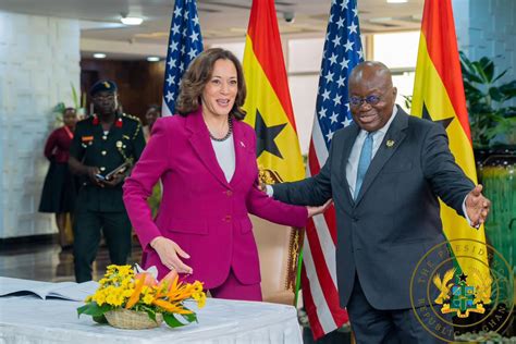 Kamala Harris leaves Ghana for Tanzania