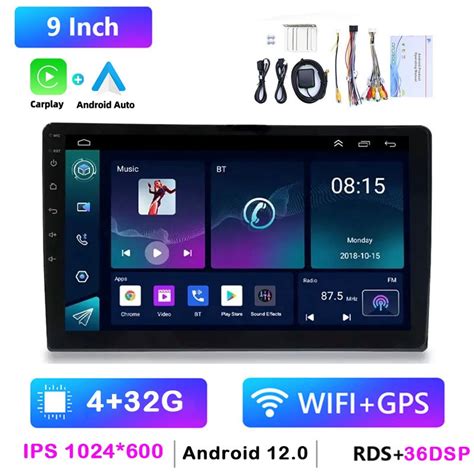 4G 32G Universal Android Player 9inch Android 12 2din Android Car