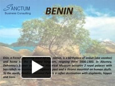 PPT Apply For Benin Visit Or Tourist Visa PowerPoint Presentation